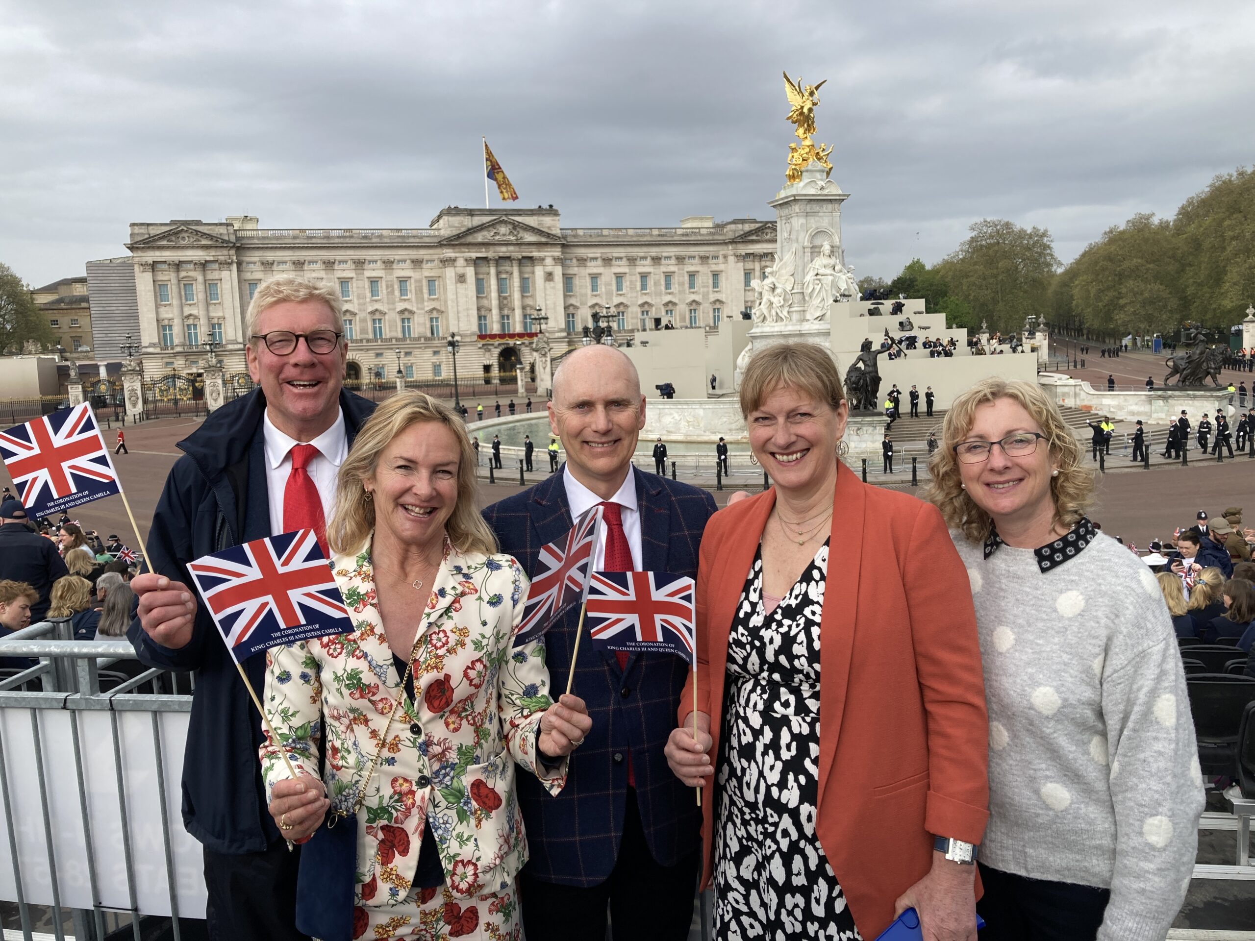 CCF team and trustees at The Kings Coronation