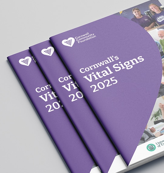 The front cover of the CCF Vital Signs Report booklet.